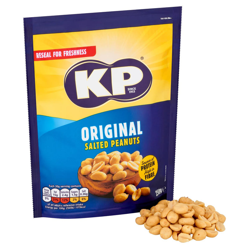 KP Original Salted Peanuts 250g, UK version