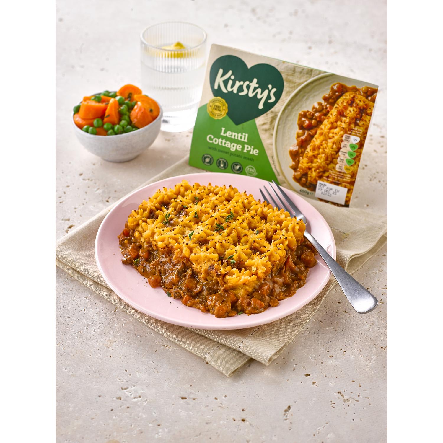 Kirsty's Lentil Cottage Pie with Sweet Potato Mash 400g, UK version
