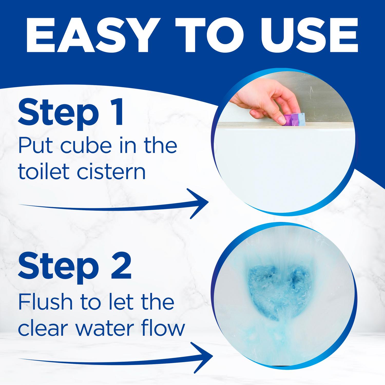 Bloo In Cistern Toilet Blocks Flowers 2x50g
