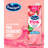 Ocean Spray Pink Cranberry Juice Drink 1 Litre, imported from the UK