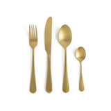 Sainsbury's Home cutlery set gold stainless steel 16 pieces (British brand)