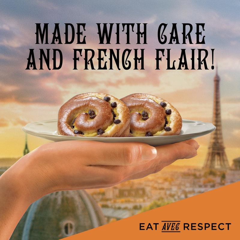 St Pierre Chocolate Chip Brioche Swirls 6 pack (British brand)