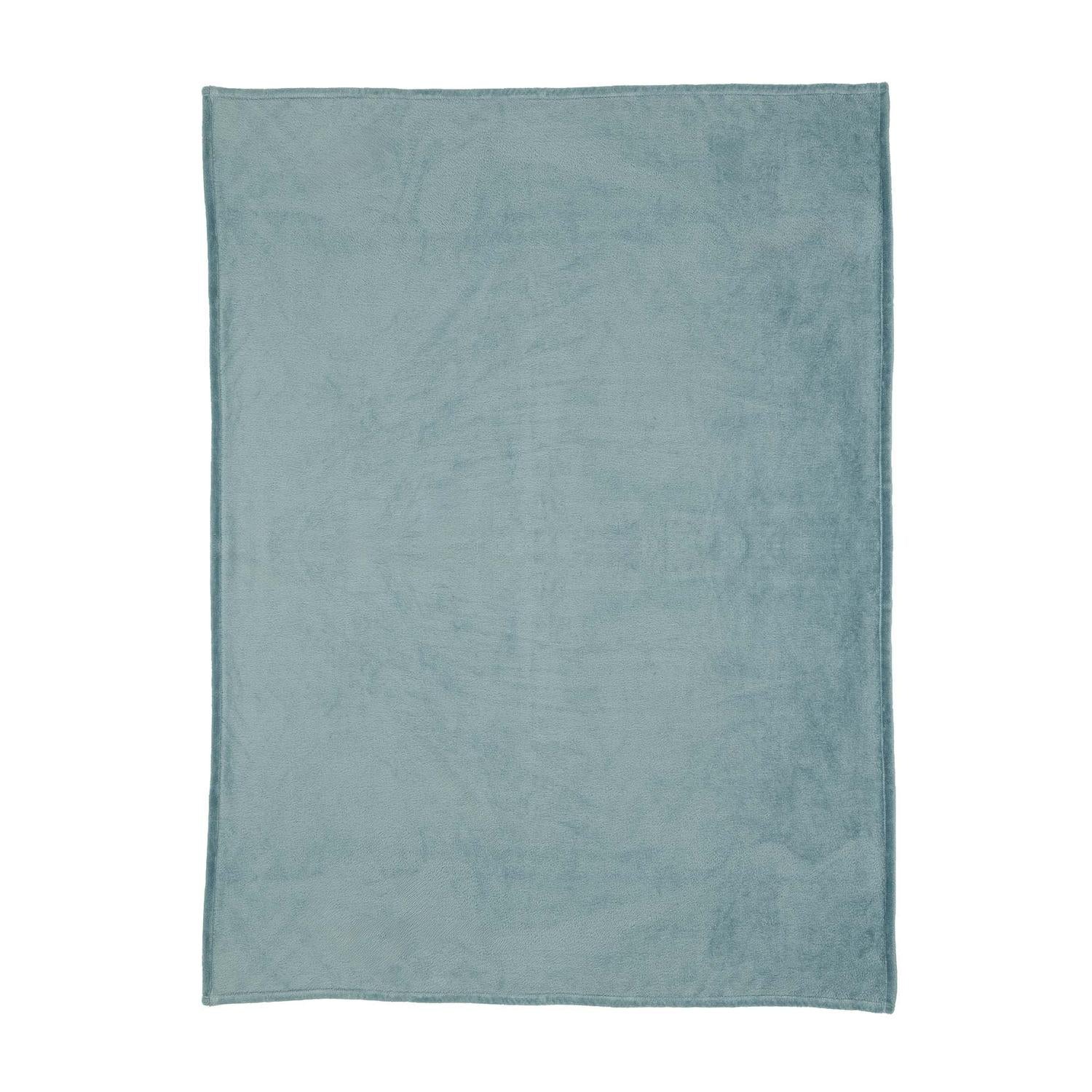 Sainsbury's Home Rustic Blue fleece throw 125 x 150cm (British brand)