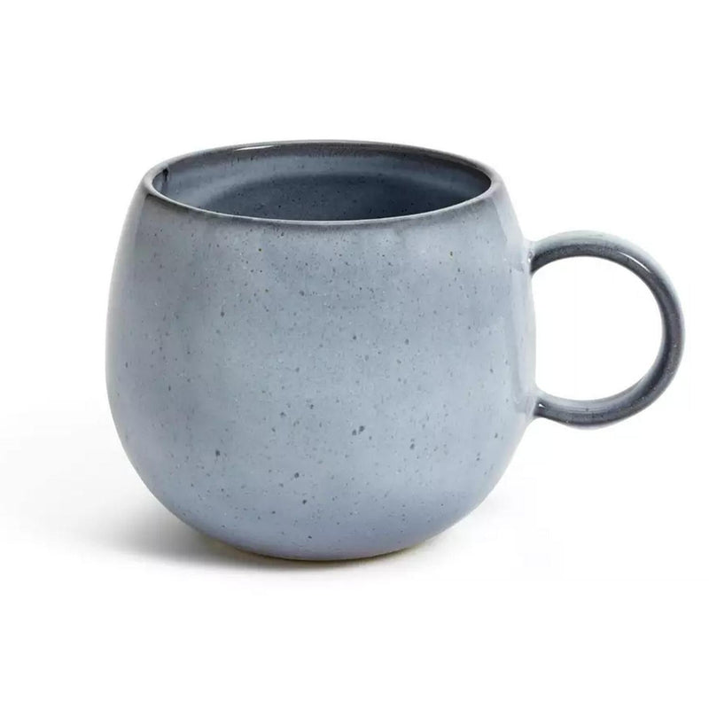 Habitat Evora Stoneware Mug - Blue