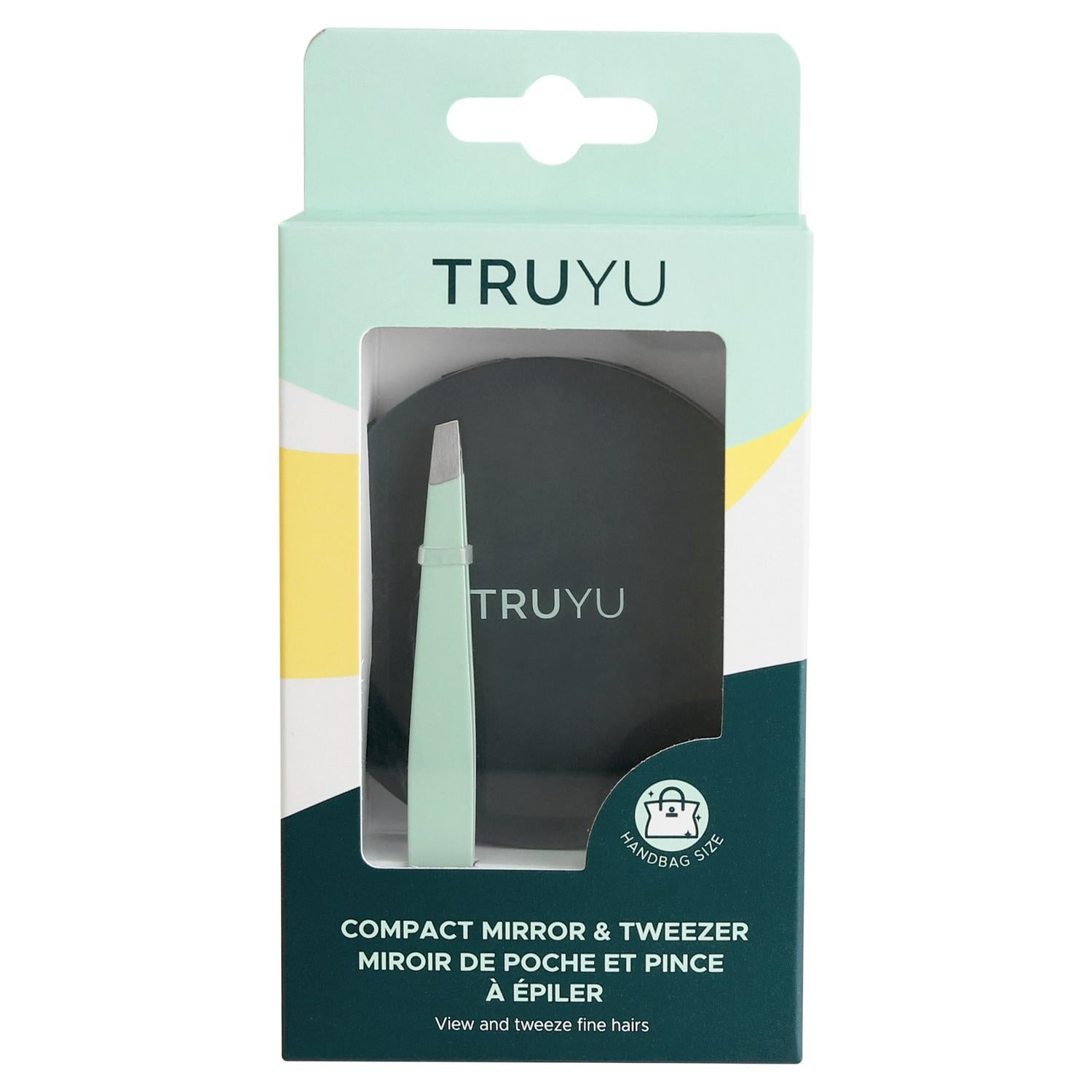 Truyu Compact Mirror And Tweezer Handbag Size - British product