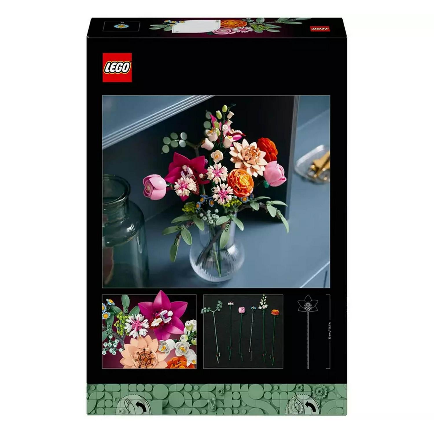 LEGO Botanicals Pretty Pink Flower Bouquet Decor Set 10342