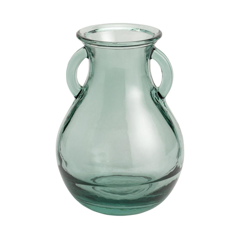 Habitat small handled clear glass vase for flowers, UK version