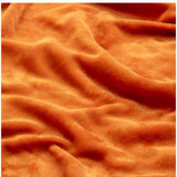 Sainsbury's Home Fleece Throw - Orange - 125x150
