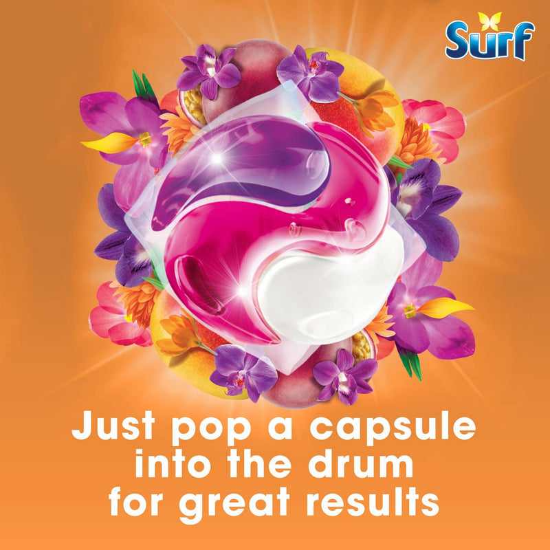 Surf laundry washing detergent capsules 26 wash (British brand)