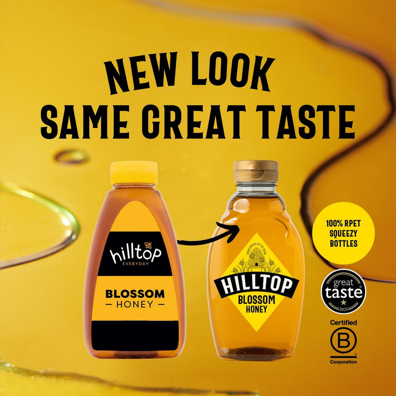 Hilltop Everyday Blossom Honey 720g, imported from the UK
