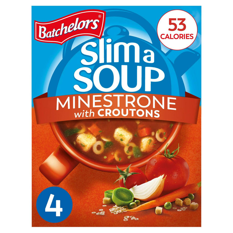 Batchelors Slim a Soup Minestrone Sachets x4 61g - British product