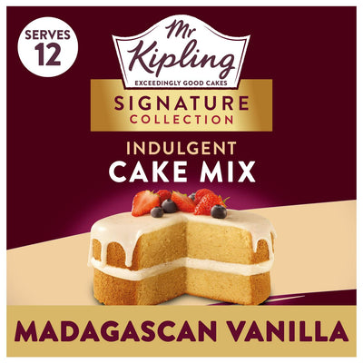 Mr Kipling Signature Collection Madagascan Vanilla Indulgent Cake Mix 425g