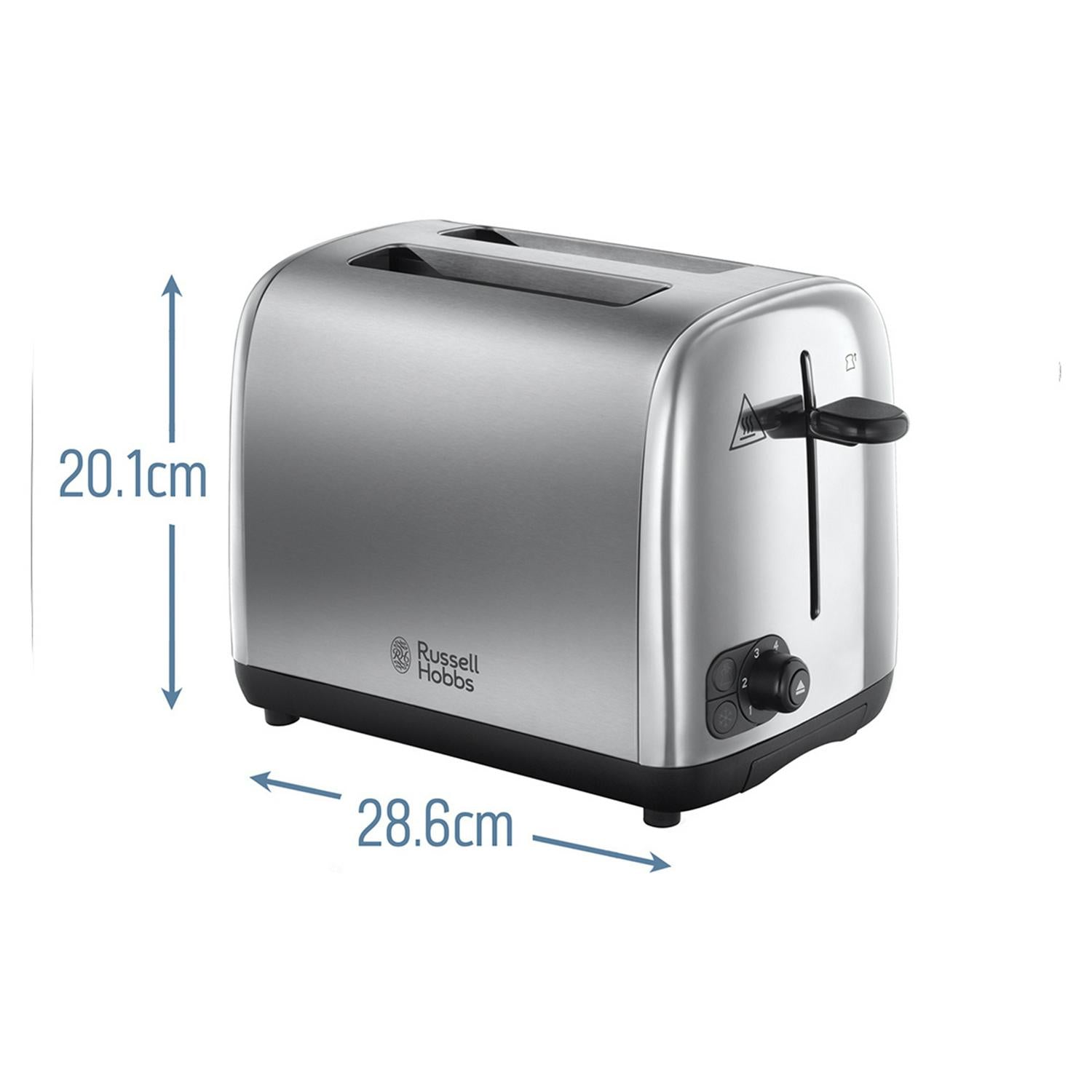 Russell Hobbs 2 Slice Brushed St/Steel Toaster 24081