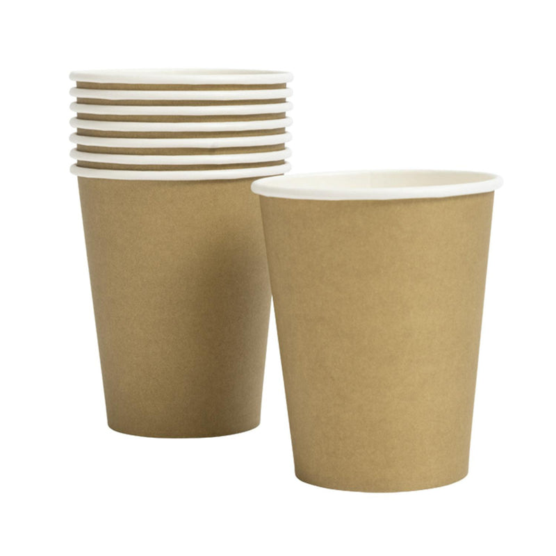 Sainsburys Home Paper Cups Gold 250ml 8 Pack (British brand)