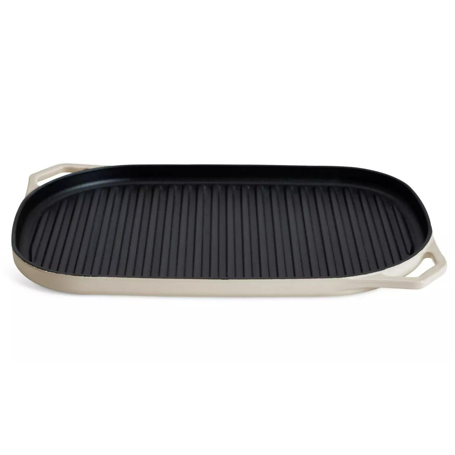 Habitat cast iron grill pan Large Cream, UK version