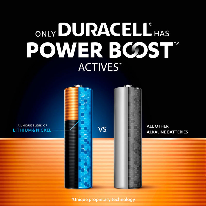 Duracell batteries AAA pack of 4 - British product