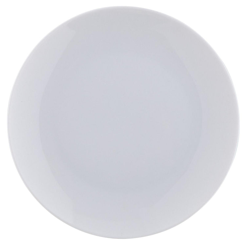 Sainsbury's Coupe dinner set 12 piece white porcelain (British brand)
