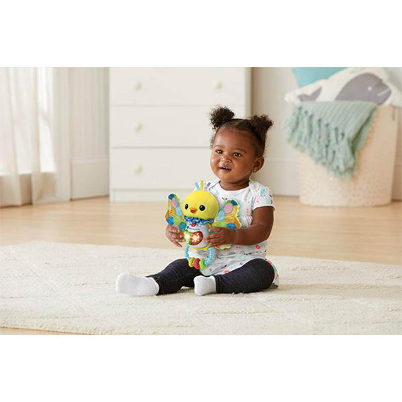 VTech Rattle &amp; Shake Birdie soft toy 19cm (British brand)