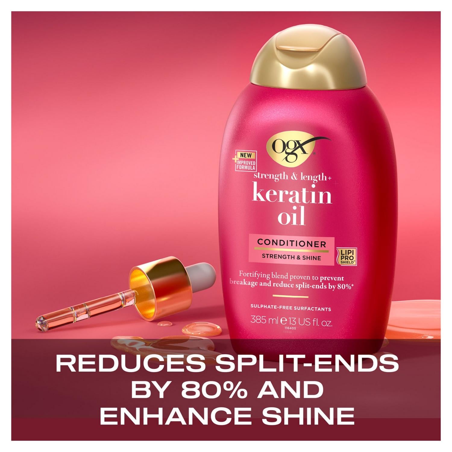 OGX Anti Breakage Keratin Conditioner for Dry Hair 385ml