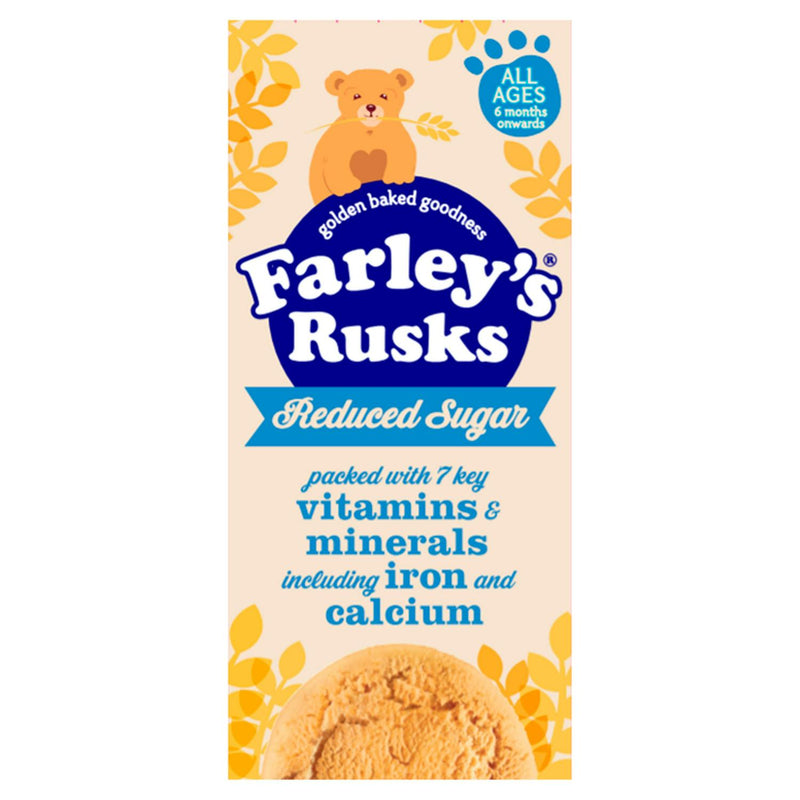 Farley's baby rusk reduced sugar 150g - British product