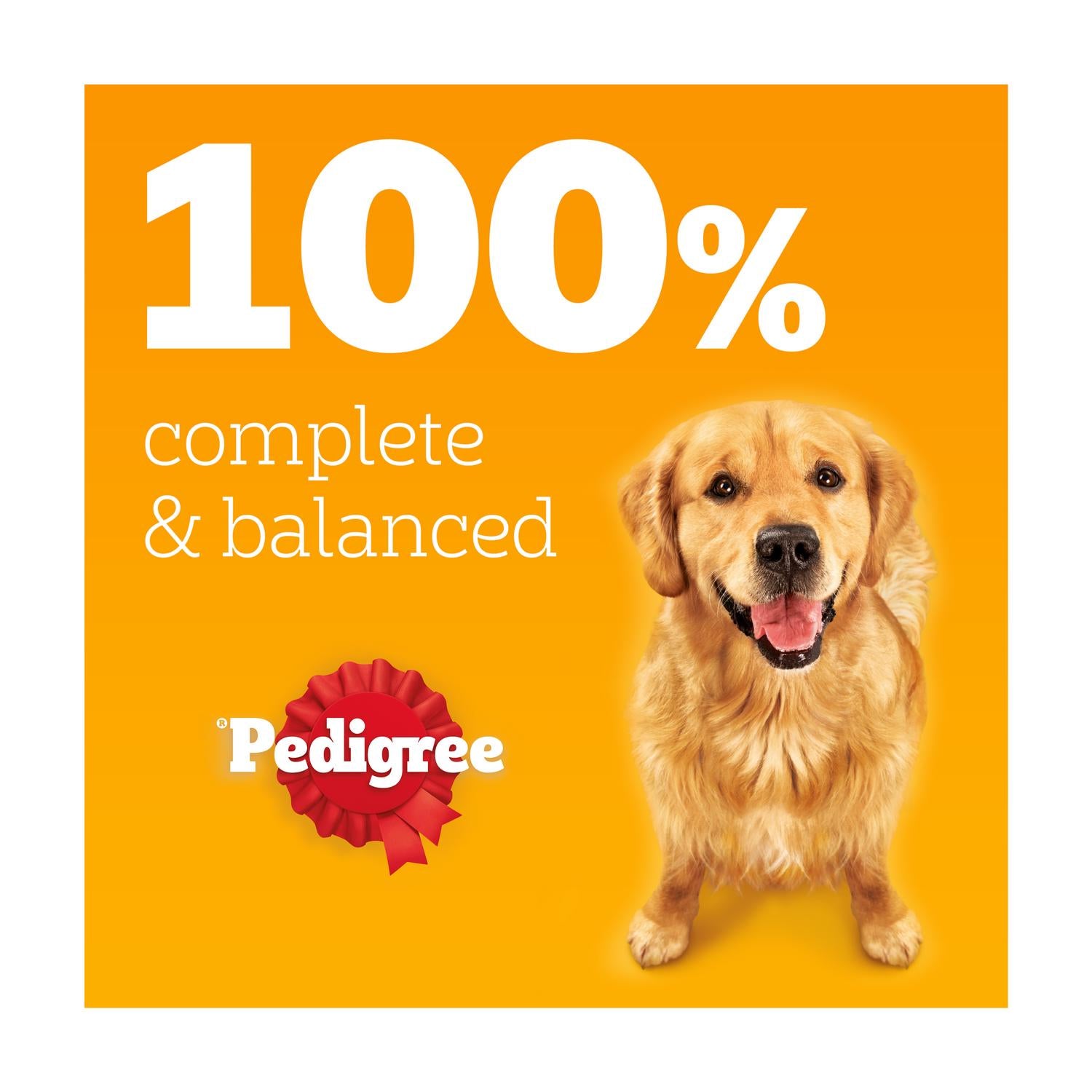 Pedigree Vitality+ Adult Wet Dog Food 12x85g imported from the UK
