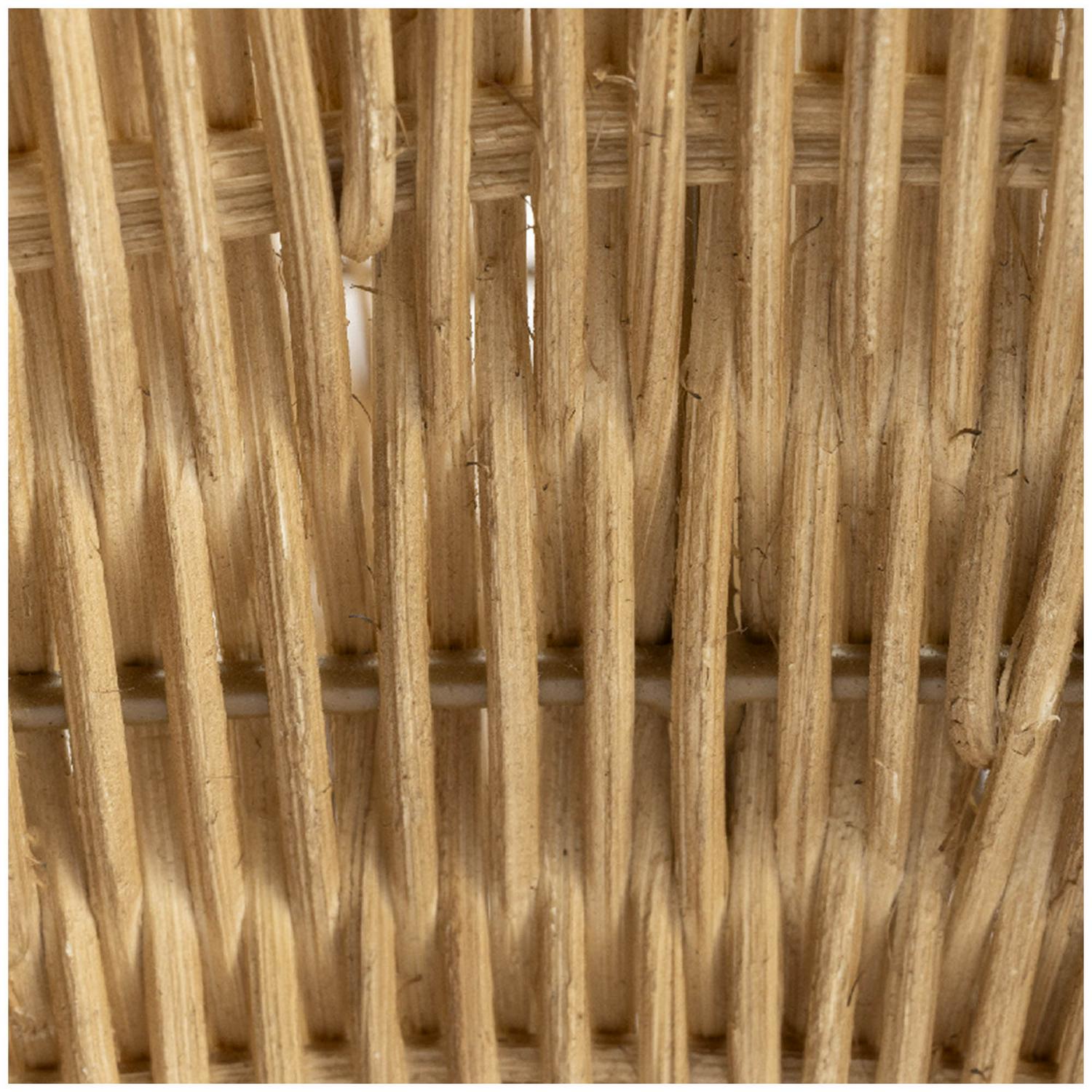Habitat Rattan Wave Basket 18x35x35cm, UK version