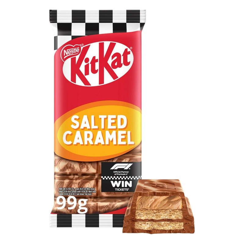 KitKat Salted Caramel Chocolate Sharing Bar 99g, UK version