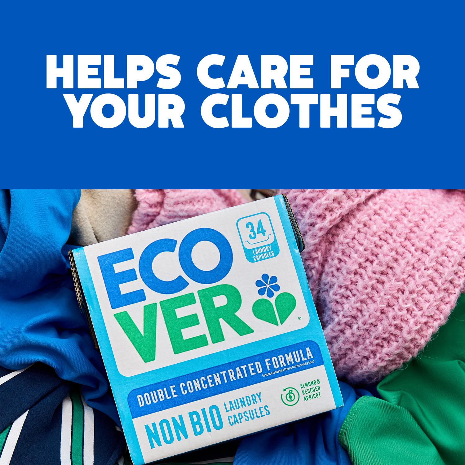 Ecover bio laundry capsules upcycled rose 34 Count - British product