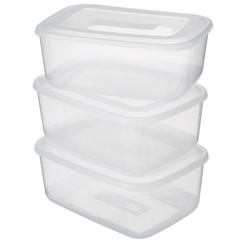 Sainsbury's Home Pack of 3 x 3.9L Storage Box
