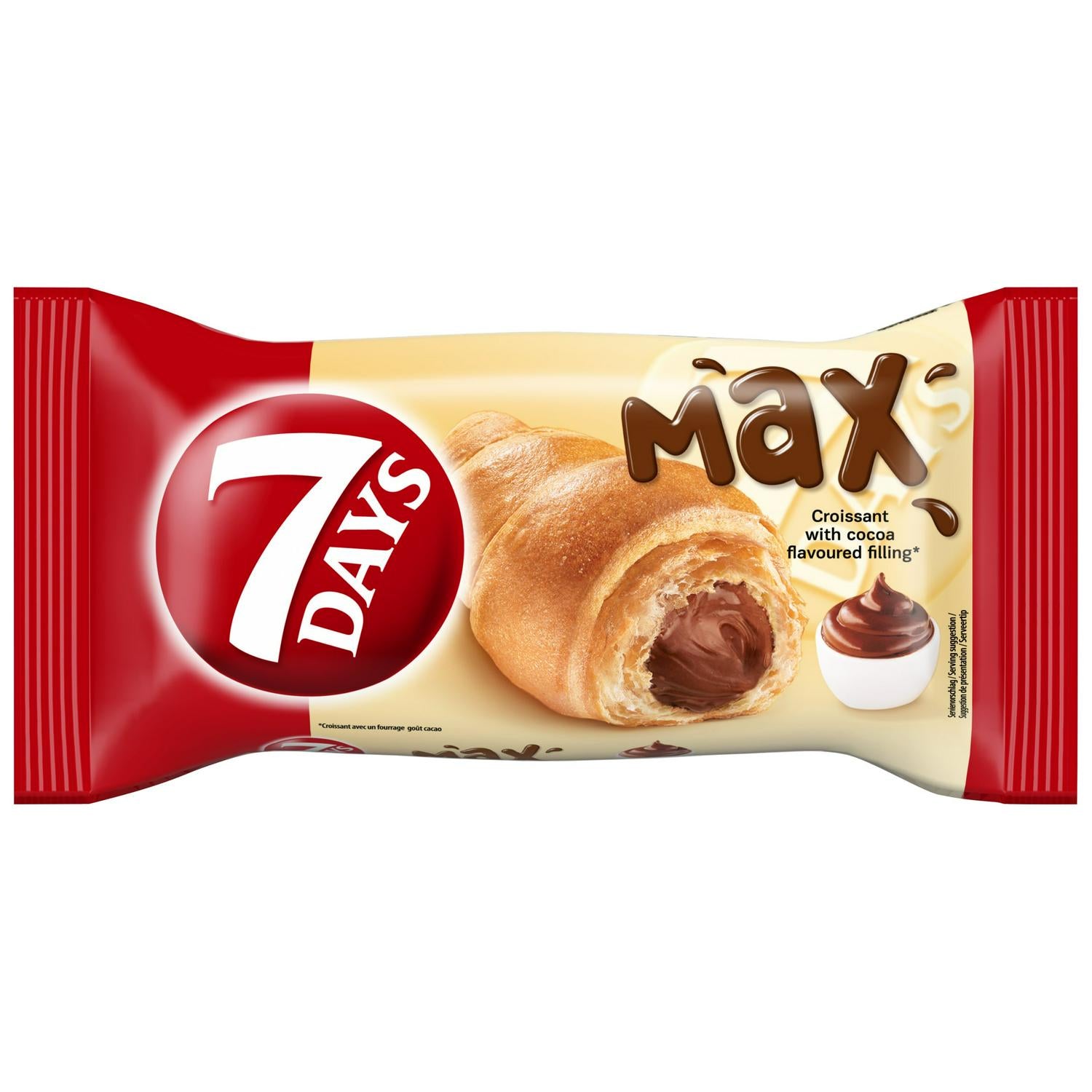 7 Days Croissant with Cocoa Filling 80g - British product