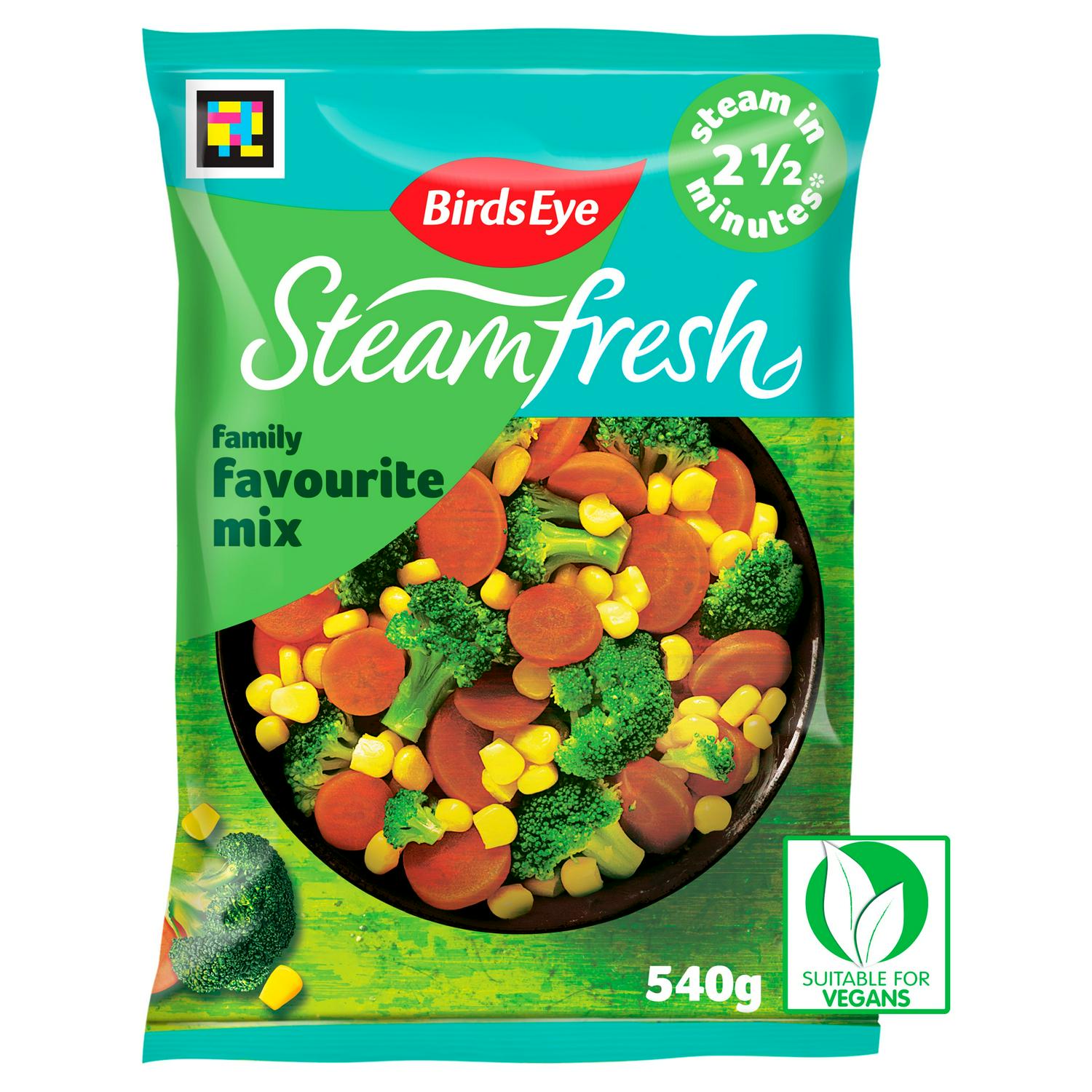 Birds Eye Steamfresh mixed vegetables 540g - British product