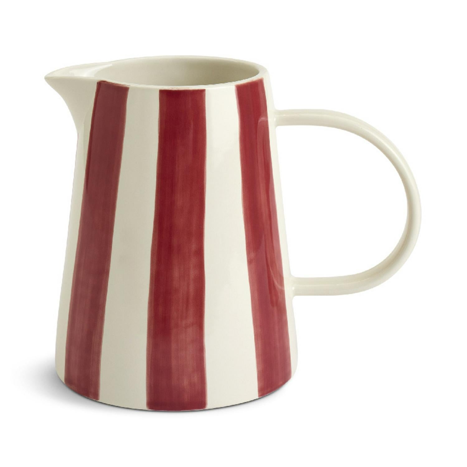 Habitat x Sanderson & National Trust Handpainted Large Stripe Berry Jug