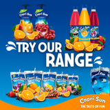 Capri-Sun orange juice drink pouch pack 8x200ml - British product