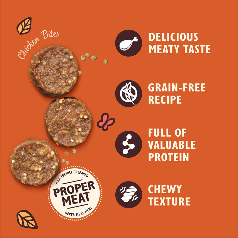 Lily's Kitchen Chomp-Away Chicken Bites 70g, UK version