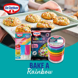 Dr. Oetker Rainbow Chocolate Chips Mix 90g - British product