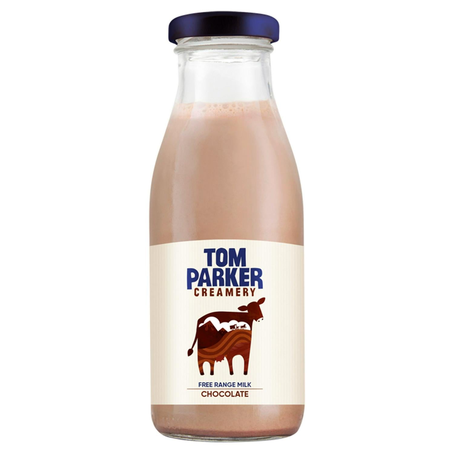 Tom Parker Creamery free range chocolate milk 250ml (British brand)