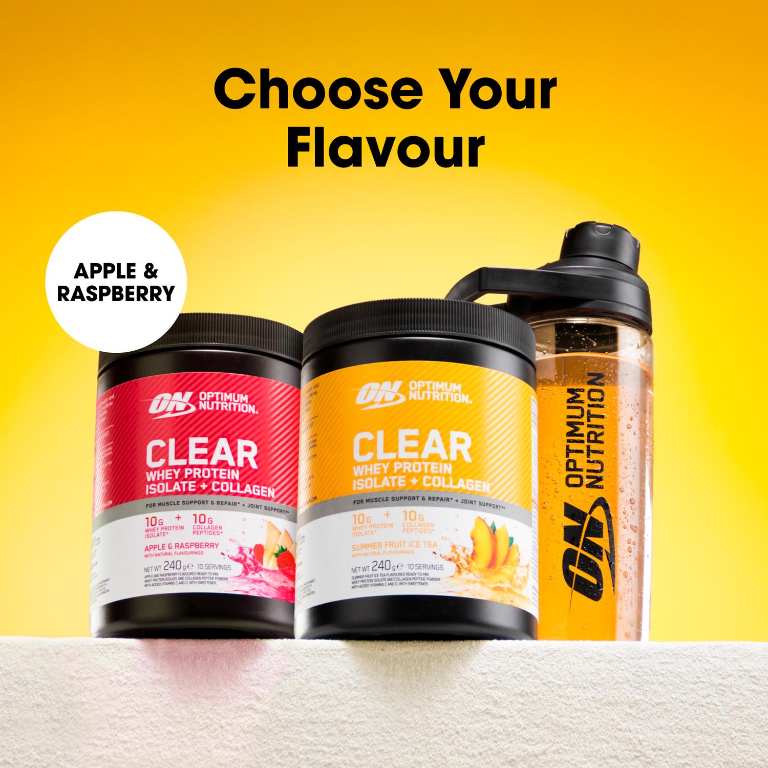 Optimum Nutrition Clear Whey Protein Summer Fruit 240g, imported from the UK