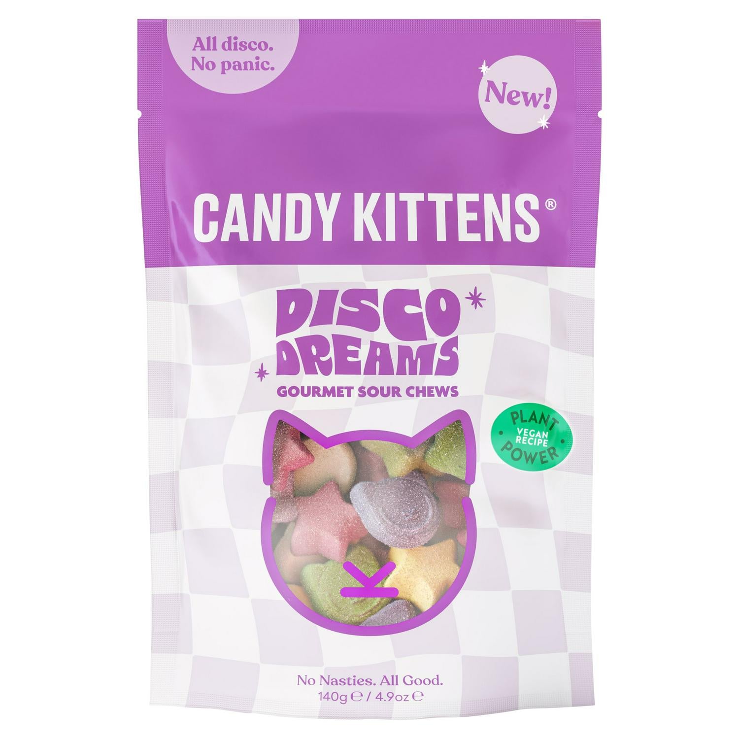 Candy Kittens Disco Dreams Sour Chews 140g - British product