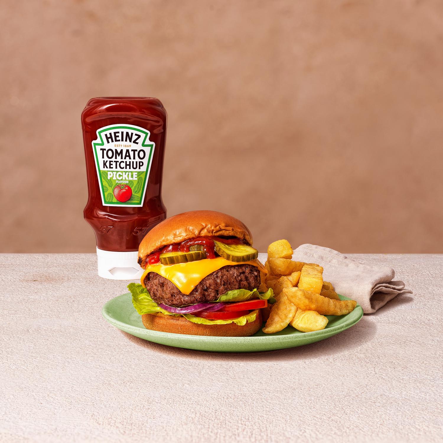Heinz Pickle Flavour Tomato Ketchup 400ml, UK version
