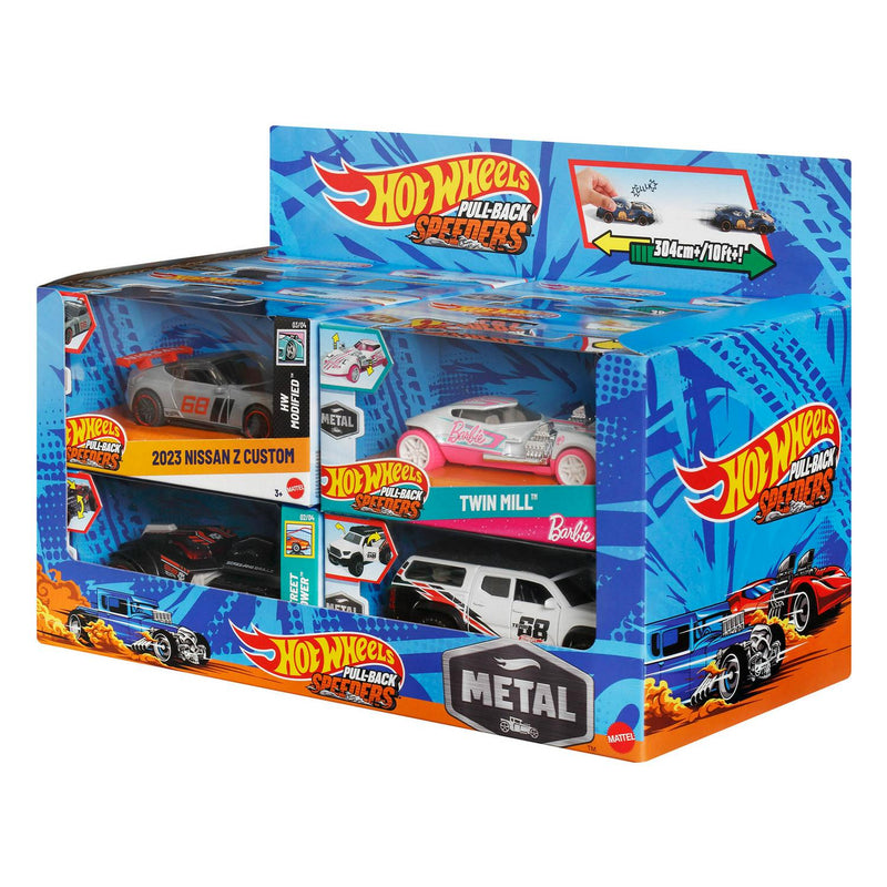 Hot Wheels Pull Backs Speeders Toy Car Assortment
