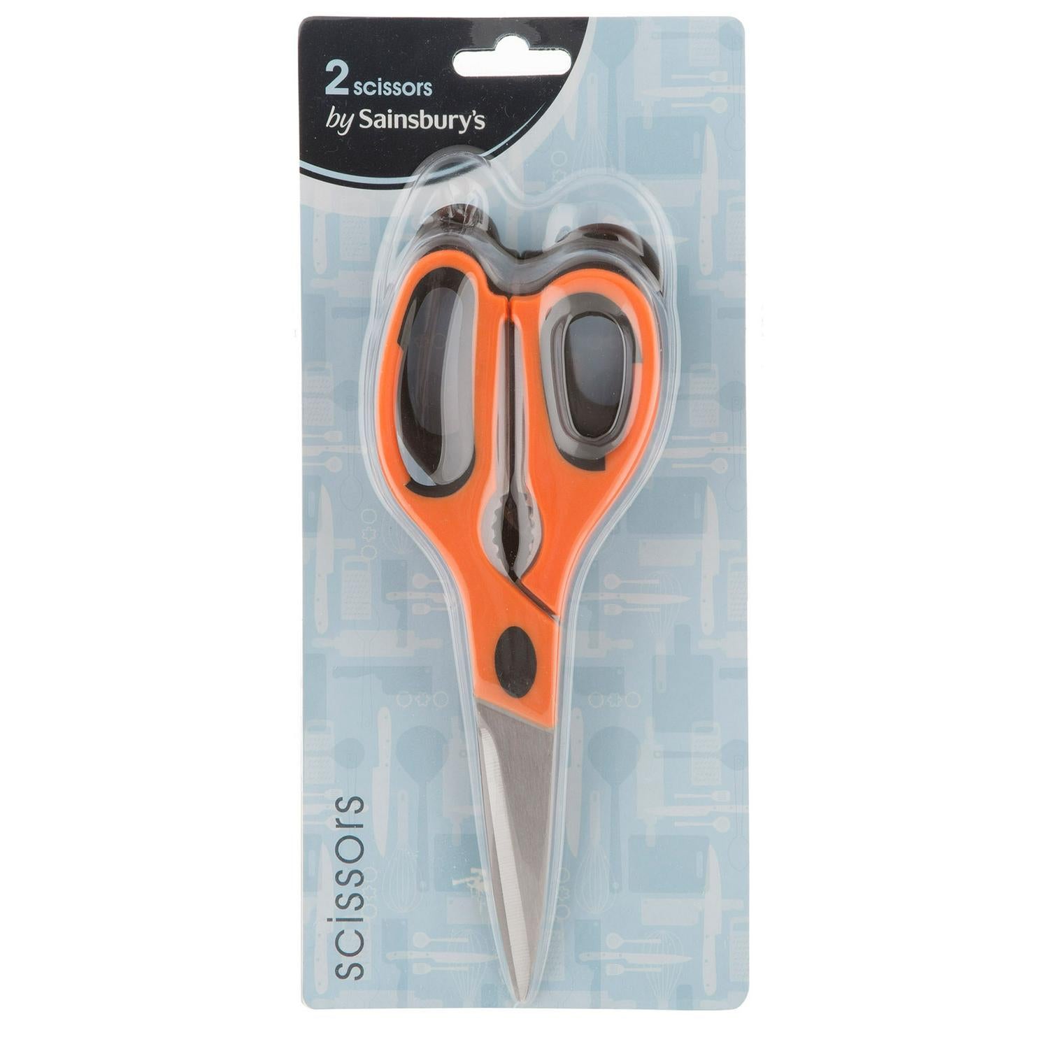 Sainsbury's Pack of 2 Scissors (British brand)