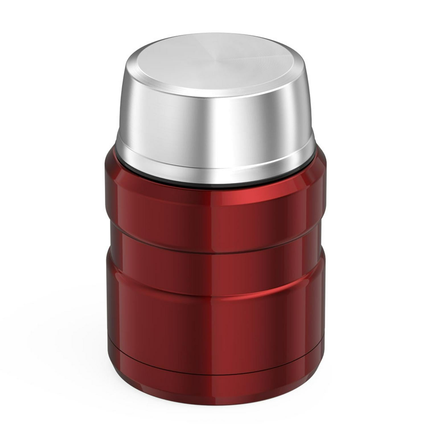 Thermos Stainless King red food flask 470ml (British brand)