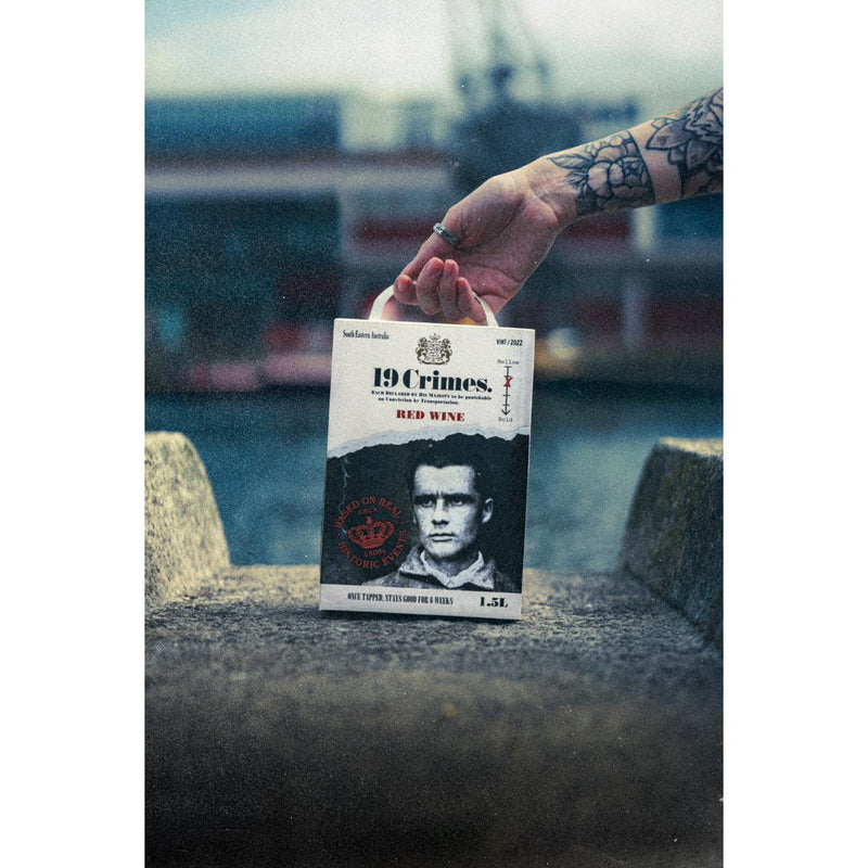 19 Crimes Red Wine 1.5L Bag In Box - British product