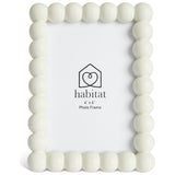 Habitat white bobble picture frame 4x6 photo holder, UK version