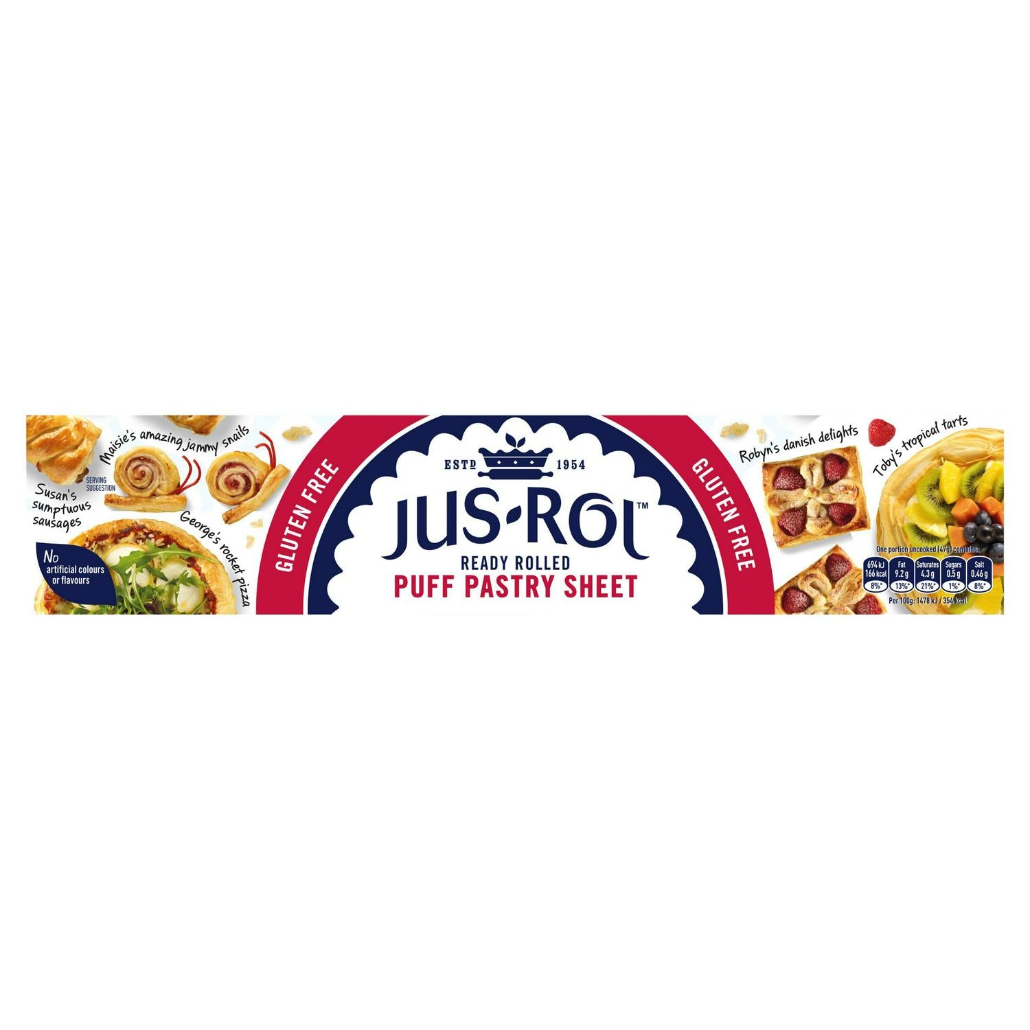 Jus-Rol gluten free puff pastry 280g, UK version