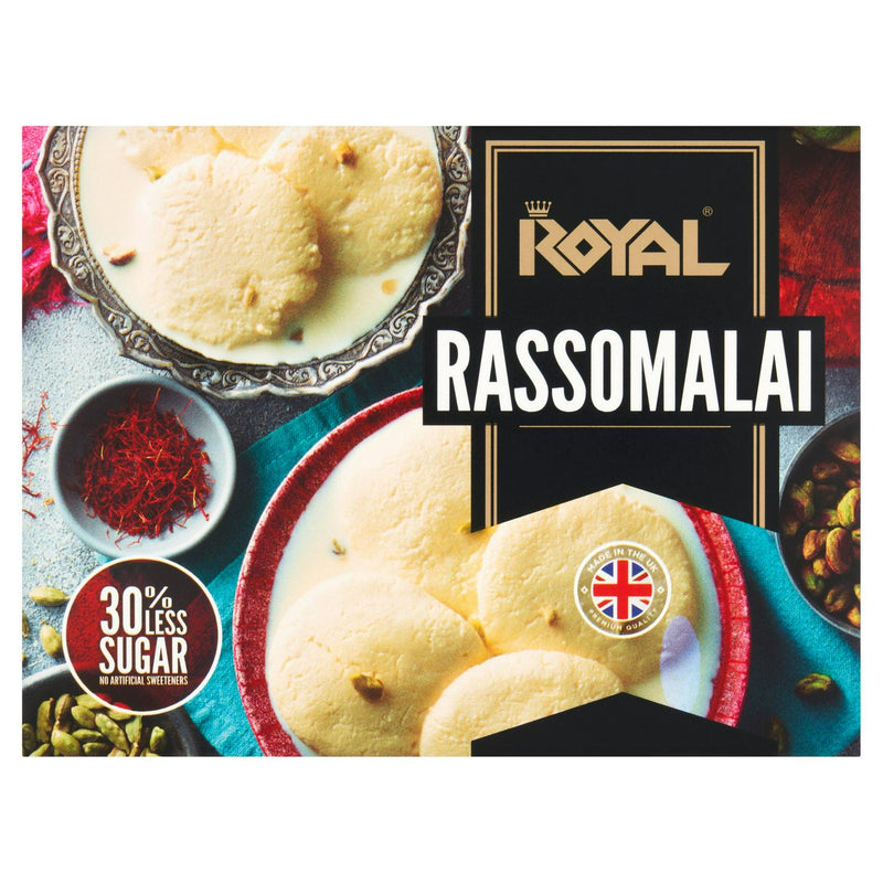 Chilled Dessert Patties Royal Rassomalai 500g, imported from the UK