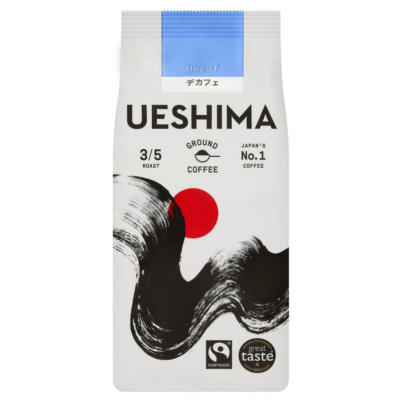Ueshima decaffeinated ground coffee 200g (British brand)