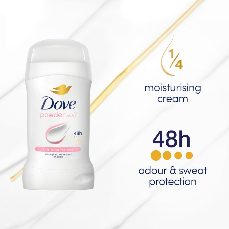 Dove Antiperspirant Cream Powder Soft 50ml - British product