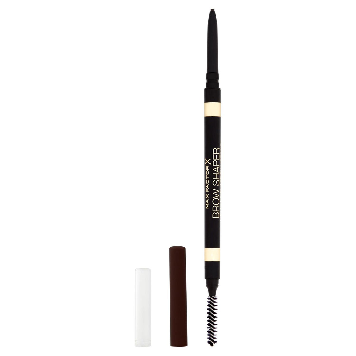 Mechanical Eyebrow Pencil with Spoolie Brush in Deep Brown, 1g