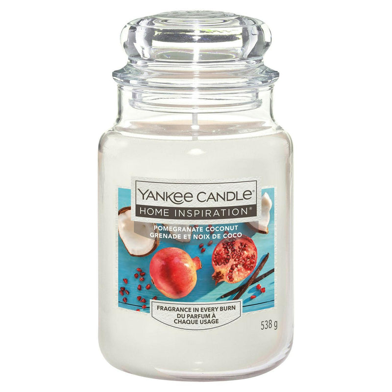 Yankee Candle Pomegranate Coconut Scented Candle Large Jar (British brand)